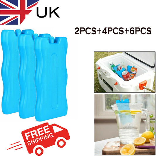 Freezer Blocks For Cool Cooler Bag Ice Packs For Lunch Box Picnic Reusable UK