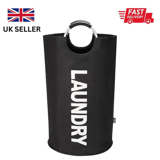 90L Laundry Basket with Soft Cushion Handle, Waterproof, Clothes Basket, Home Organizer for Laundry Pack