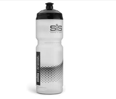 SIS Clear Sports Water Bottle, Plastic Water Bottle, Black Logo, Transparent Colour, 800 ml