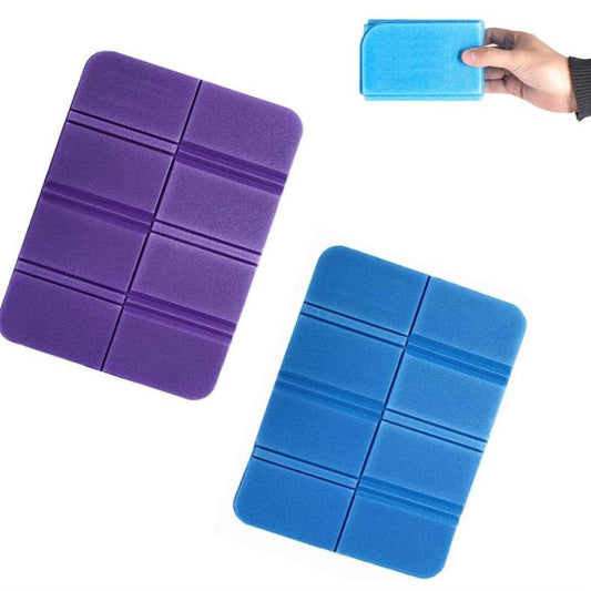 2pcs Moistureproof Foldable Outdoor Seat Cushion,Folding Foam Sit Mat Thermally Insulated Folding Seat Pad Moisture-Proof Folding Seat Mat for Outdoor Hiking Walking Camping Picnic Park(2 Colors)