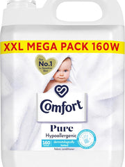 Comfort Pure Sensitive Fabric Conditioner dermatologically tested gentle next to sensitive skin 160 washes (4.8 L)
