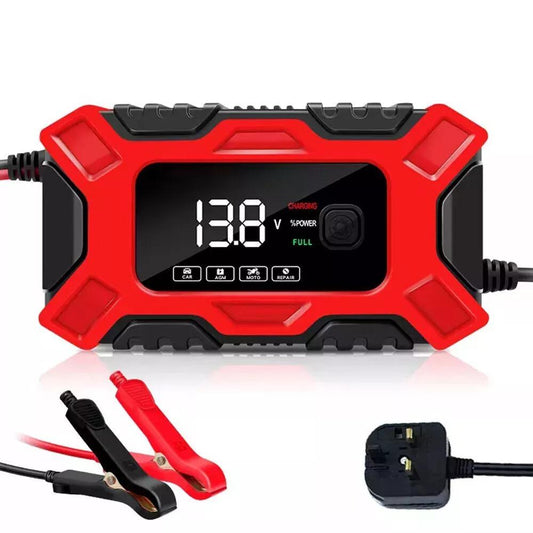 New Smart Car Battery Charger Automatic Jump Starter Pulse Repair 12V AGM/GEL UK