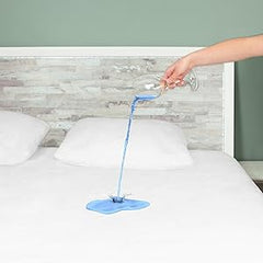 Waterproof Mattress Protector Cotton Terry Top - Extra Deep 30cm Fitted Skirt - Waterproof Single Mattress Protector - Super Absorbent - Machine Washable - Single (90x190) cm