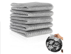 5-Piece Multipurpose Dishwashing Cloths, Miracle Cleaning Rags for Wet & Dry Dish, Non-Scratch Kitchen Cleaning Towels