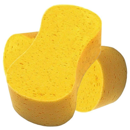Jumbo Sponges,2 Pack Car Sponges,Washing Windows and Anti Scratch Technology,Perfect For Wheels, Windscreen & Bodywork For Car Cleaning (2PCS Yellow)