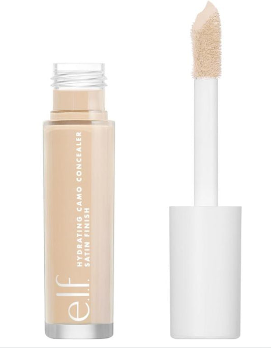 e.l.f. Lightweight Hydrating Camo Concealer - Ivory, 25 Shades, Long-Lasting, All-Day Wear, 0.20 Fl Oz - Makeup, Foundation