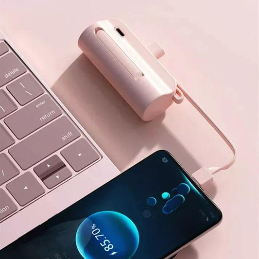 10000mAh Mini Power Bank for iPhone/Android - 20W Fast Charging Portable Charger