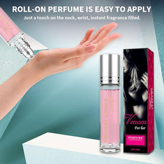 3PCS Pheromone Perfume for Women, Venom Pheromone Perfume to Attract Men, Roll-On Infused Essential Oil Perfume Cologne with Dividing Bottle