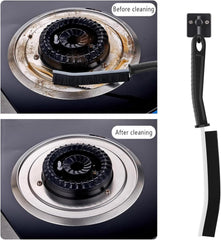 Crevice Cleaning Brush,2 Pcs Bathroom Crevice Gaps Cleaning Brush Groove Crevice Cleaning Tool for Narrow Corners in Home Kitchen Bathroom and Window Hard Bristle Crevice Cleaning Brush UK (2) Comfortable Hand