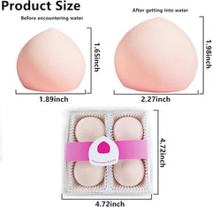 4Pcs Marshmallow Sponge for Flawless Makeup Powder Foundation and Concealer Blenders