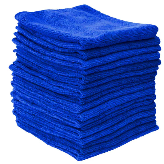 10 x LARGE MICROFIBRE CLEANING AUTO CAR DETAILING SOFT CLOTHS WASH TOWEL DUSTER