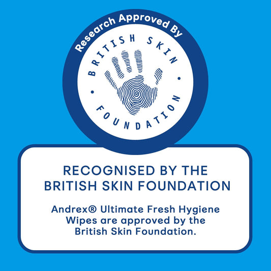 Andrex Ultimate Fresh Washlets, 12 Packs - Gentle, Biodegradable, Flushable Toilet Wipes for Everyday Hygiene, Use with Regular Toilet Roll for a Shower Fresh Clean