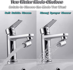 Kitchen Tap Spray Head, 360° Swivel Spout Kitchen Sink Tap, Tap Faucet Attachment Spray with 2 Functions Modes, Replacement Tap Aerator Sprayer Accessories, Universal Tap Adapter Attachment