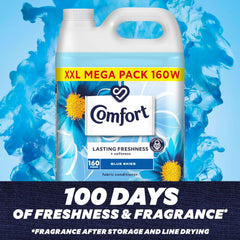 Comfort Pure Sensitive Fabric Conditioner dermatologically tested gentle next to sensitive skin 160 washes (4.8 L)