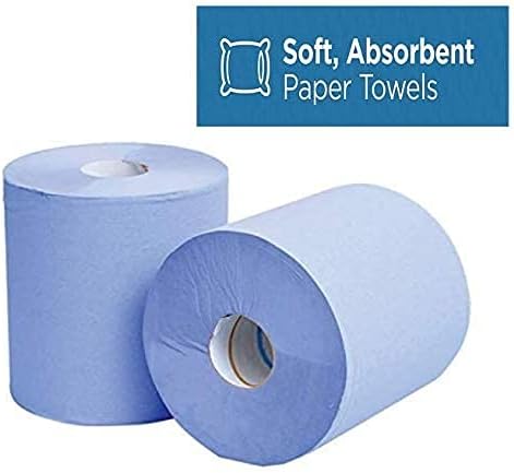 Blue Roll 6 Pack Environment Friendly Paper Towels for Kitchen, Workshop, Restaurants - Cleaning