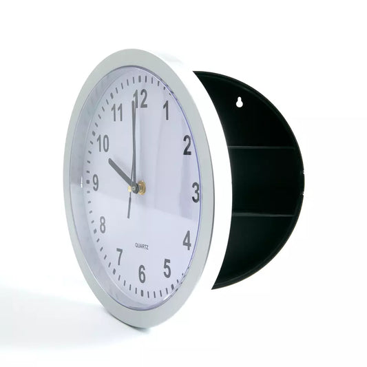 SECRET WALL CLOCK HOME SAFE VALUABLES MONEY BOX STASH CASH JEWELLERY GOLD GIFT