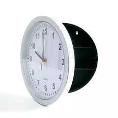 SECRET WALL CLOCK HOME SAFE VALUABLES MONEY BOX STASH CASH JEWELLERY GOLD GIFT
