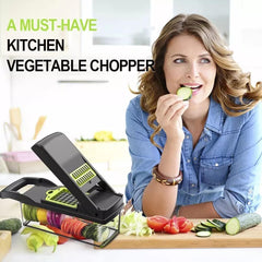 16 in 1 Vegetable Chopper Salad Fruit Mandolin Slicer Food Dicer Cutter Peeler