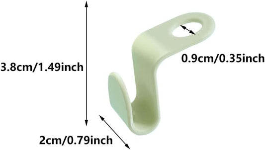 40 Pcs Clothes Hanger Connector Hooks, Multicolor Hanger Connector Hooks Super Space Saving Wardrobe Organise for Garderobe Closet