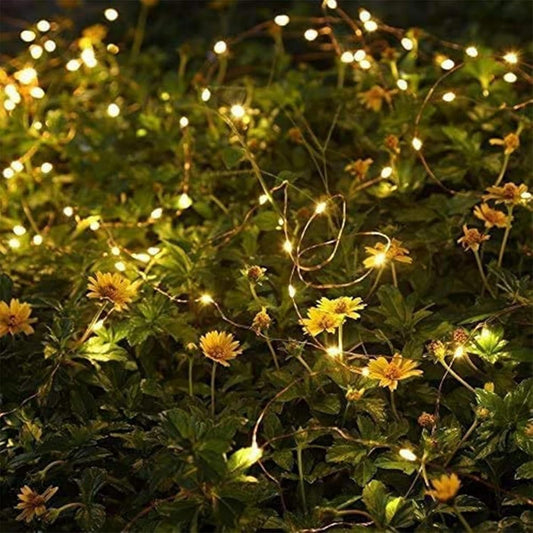 Solar String Lights Outdoor, 2Pack Total 240 LED/80FT Solar Garden Lights Waterproof, 8 Modes Indoor/Outdoor Fairy Lights Copper Wire Lighting for Patio Yard Party Wedding (Warm White) [Energy Class A+++]