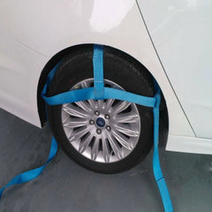 4 x Heavy Duty Ratchet Tie Down Straps Car Roof Rack Belts Quick Release 800KG