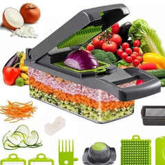16 in 1 Vegetable Chopper Salad Fruit Mandolin Slicer Food Dicer Cutter Peeler