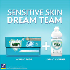 Fairy Non Bio PODS Washing Liquid Capsules, For Sensitive Skin, 122 Washes (61x2)