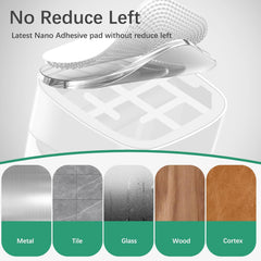 6 Pack Cable Tidy,Cable Smooth Adjustable Easy Secure Cable Management,Wire Holder cable clips,Hide Or Organize Phone USB Charger Cable for Home,Office,Nightstand,Car,Desk-White