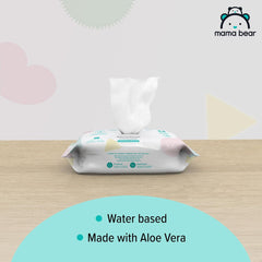 Mama Bear Sensitive Unscented Baby Wipes, 768 Count (12 Packs of 64)