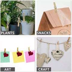 Super Strong Wooden Clothes Pegs Laundry Hangers Pine Garden UK - Organiser