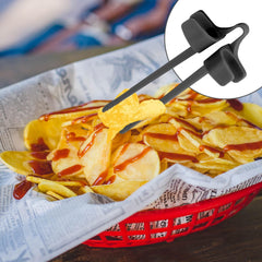 Plastic Finger Chopsticks,4 pcs Lazy Auxiliary Chopsticks to Keep Hands Clean Snack Chopsticks Can be Reused to Play Games for Work and Study at Home and in The Kitchen