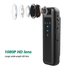 Portable Police Body Camera 1080P Video Recorder with Night Vision