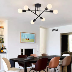 LED Ceiling Light Chandelier vintage pendant lights fitting Bedroom Lamp Sputnik