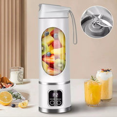 Portable USB Rechargeable Juicer Cup Electric Mixer Blender Smoothie Maker 450ml - Household Kitchen Appliance