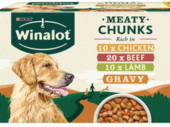 Winalot Dog Food Mixed in Gravy, 40 x 100g - Nutritious & Delicious Meal for Your Furry Friend