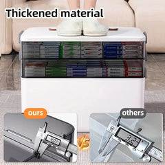 3 Layer Family Medicine Storage Box,Thickened Extra Large Medicine Storage Box