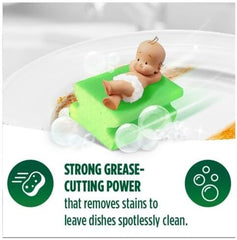 Fairy Original Washing Up Liquid Green with LiftAction 320ML (Pack of 10) | Powerful Grease-Cutting Formula for Sparkling Clean Dishes | Gentle on Hands Household Cleaning