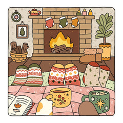 Fuzzy Friends Coloring Book - Cute and Cozy Animals for Stress Relief