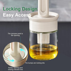 Heat Resistant Oil Brush for Cooking - Kitchen Baking Barbecue BBQ Grilling Meat - Pastry Brushes - Bakeware