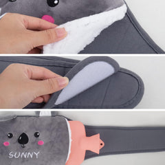 Hot Water Bottle Belt Koala Rubber with Soft Waist Cover for Neck Shoulder Back Legs and Waist Warming Cup Multicolor
