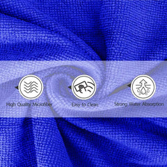 10 x LARGE MICROFIBRE CLEANING AUTO CAR DETAILING SOFT CLOTHS WASH TOWEL DUSTER