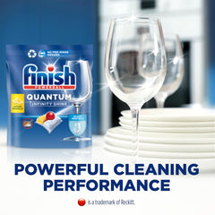 Finish Quantum Infinity Shine Dishwasher Tablets Bulk | Scent : REGULAR | Size : 83 Dishwasher Tabs | For Sparkling Clean,Packaging may vary Cleaner Household
