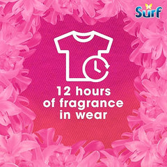 Surf Tropical Lily Washing Powder joy-infused fragrance with natural essential oil lasting up to 12 hours in wear for brilliantly clean laundry every time 130 washes 6.5 kg