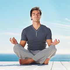 2 Pcs Portable Breathing Necklace, Stainless Steel Whistle Necklace in 2 Colors, Anapana Breathing Necklace for Breathing Exercises, Mindfulness, Meditation, Lover, Women, Men
