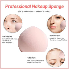 4Pcs Marshmallow Sponge for Flawless Makeup Powder Foundation and Concealer Blenders