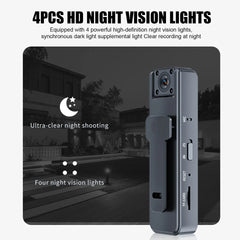 Body Camera 1080P Pocket Video Portable Police Recorder Night Vision Cam