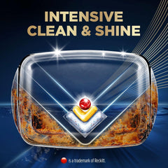 Finish Ultimate Plus Infinity Shine Dishwasher Tablets bulk | Scent : Lemon | Size: 105 Dishwasher Tabs |For Superb Clean and Diamond Shine, packaging may vary Household Cleaner