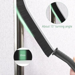 Crevice Cleaning Brush,2 Pcs Bathroom Crevice Gaps Cleaning Brush Groove Crevice Cleaning Tool for Narrow Corners in Home Kitchen Bathroom and Window Hard Bristle Crevice Cleaning Brush UK (2) Comfortable Hand