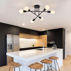 LED Ceiling Light Chandelier vintage pendant lights fitting Bedroom Lamp Sputnik