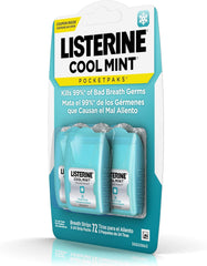 Listerine - Pocketpaks, Oral Care Strips, Cool Mint - 72 Strips